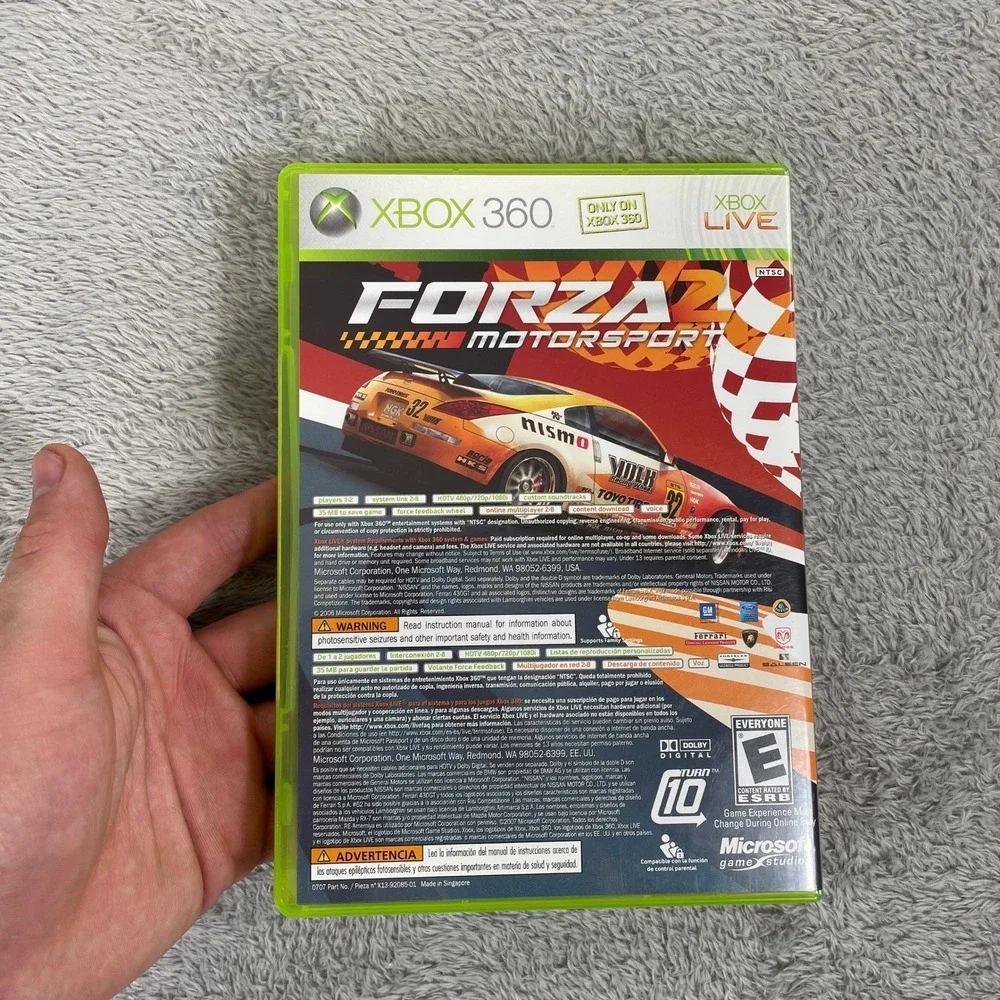 Marvel Ultimate Alliance Forza Motorsport 2 Xbox 360 Bundle Video Game Disc Set
